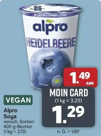 Famila Nord West VEGAN Alpro Soya Angebot