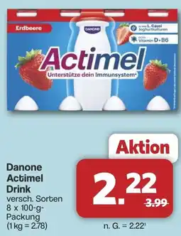 Famila Nord West Danone Actimel Drink Angebot