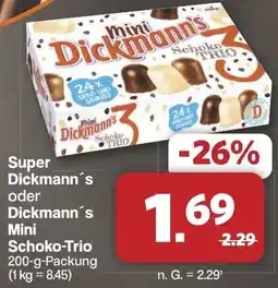 Famila Nord West Super Dickmann's oder Dickmann's Mini Schoko-Trio Angebot