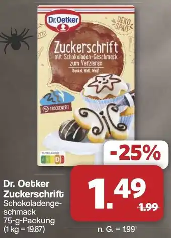 Famila Nord West Dr. Oetker Zuckerschrift Angebot