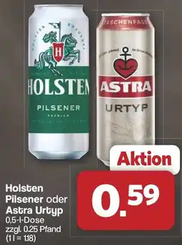 Famila Nord West Holsten Pilsener oder Astra Urtyp Angebot