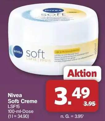 Famila Nord West Nivea Soft Creme Angebot