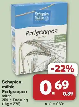 Famila Nord West Schapfenmühle Perlgraupen Angebot