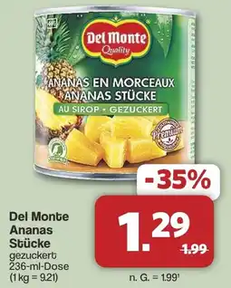 Famila Nord West Del Monte Ananas Stücke Angebot