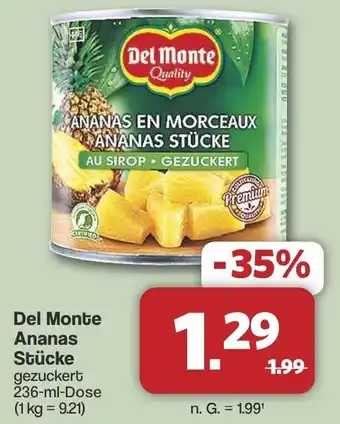 Famila Nord West Del Monte Ananas Stücke Angebot