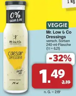 Famila Nord West VEGGIE Mr. Low & Co Dressings Angebot