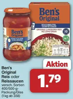 Famila Nord West Ben's Original Reis oder Reissaucen Angebot