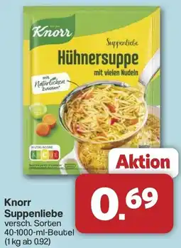 Famila Nord West Knorr Suppenliebe Angebot