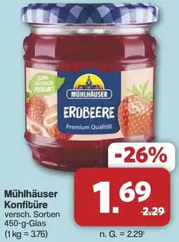 Famila Nord West Mühlhäuser Konfitüre Angebot