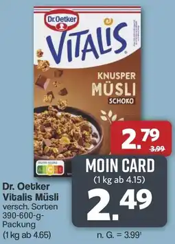 Famila Nord West Dr. Oetker Vitalis Müsli Angebot