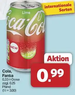 Famila Nord West Cola, Fanta Angebot
