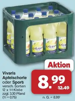 Famila Nord West Vivaris Apfelschorle oder Sport Angebot