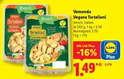 Lidl Vemondo Vegane Tortelloni Angebot