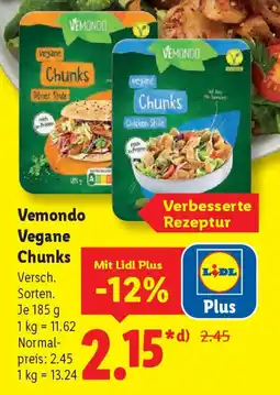Lidl Vemondo Vegane Chunks Angebot