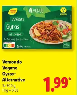 Lidl Vemondo Vegane Gyros- Alternative Angebot