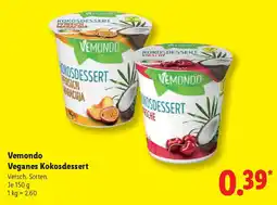 Lidl Vemondo Veganes Kokosdessert Angebot