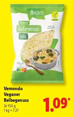 Lidl Vemondo Veganer Reibegenuss Angebot