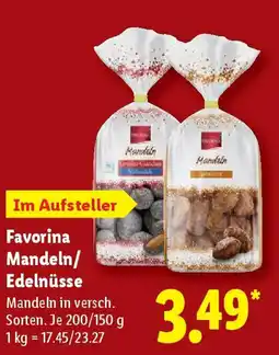 Lidl Favorina Mandeln/ Edelnüsse Angebot