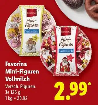 Lidl Favorina Mini-Figuren Vollmilch Angebot