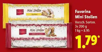Lidl Favorina Mini Stollen Angebot