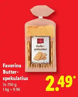 Lidl Favorina Butter- spekulatius Angebot