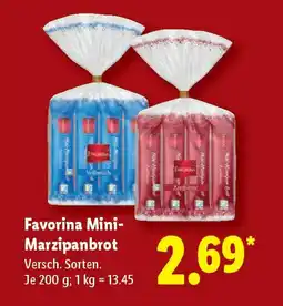 Lidl Favorina Mini- Marzipanbrot Angebot
