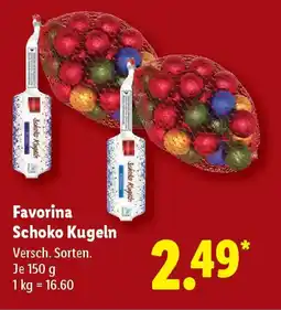 Lidl Favorina Schoko Kugeln Angebot