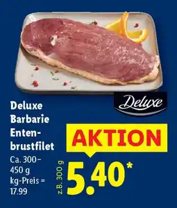 Lidl Deluxe Barbarie Enten- brustfilet Angebot