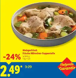 Lidl Metzgerfrisch Frische Hähnchen-Suppenteile Angebot