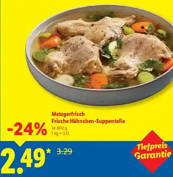 Lidl Metzgerfrisch Frische Hähnchen-Suppenteile Angebot