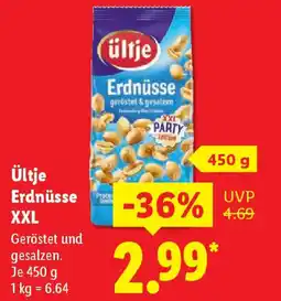 Lidl Ültje Erdnüsse XXL Angebot