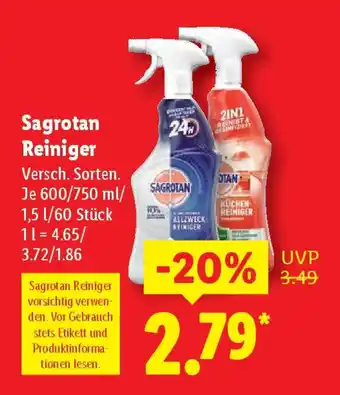 Lidl Sagrotan Reiniger Angebot
