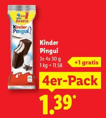 Lidl Kinder Pingui 4er-Pack Angebot