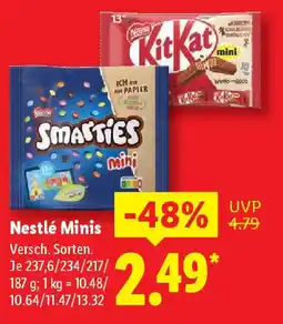 Lidl Nestle minis Angebot