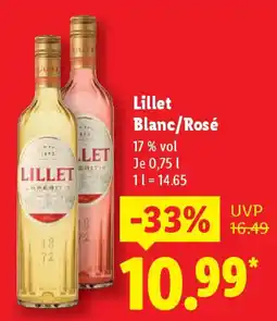 Lidl Lillet Blanc/Rosé Angebot