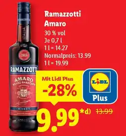 Lidl Ramazzotti Amaro Angebot