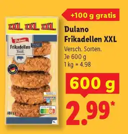 Lidl Dulana Frikadellen XXL Angebot