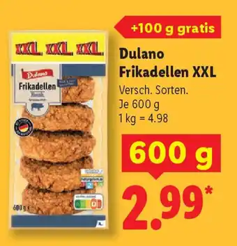 Lidl Dulana Frikadellen XXL Angebot