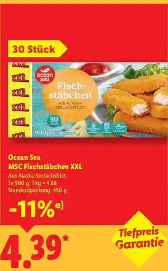Lidl Ocean Sea MSC Fischstäbchen XXL Angebot