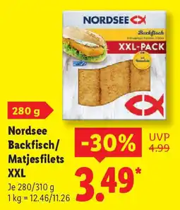 Lidl Nordsee Backfisch/ - Matjes filets XXL Angebot