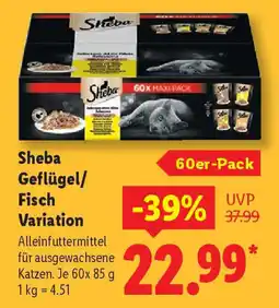 Lidl Sheba Geflügel/ Fisch Variation Angebot