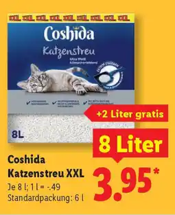 Lidl Coshida Katzenstreu XXL Angebot