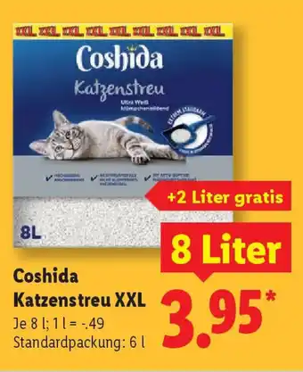 Lidl Coshida Katzenstreu XXL Angebot