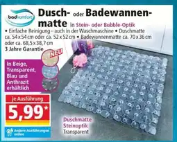Norma Duschmatte Steinoptik Transparent Angebot