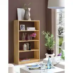 Netto Marken-Discount TiCAA Standregal Bücherregal Kiefer Natur H145cm Angebot