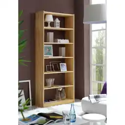 Netto Marken-Discount TiCAA Standregal Bücherregal Kiefer Natur H214 cm Angebot