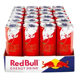 Netto Marken-Discount Red Bull Energy Drink Red Edition Wassermelone 0,355 Liter Dose, 24er Pack Angebot
