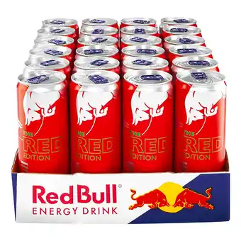 Netto Marken-Discount Red Bull Energy Drink Red Edition Wassermelone 0,355 Liter Dose, 24er Pack Angebot