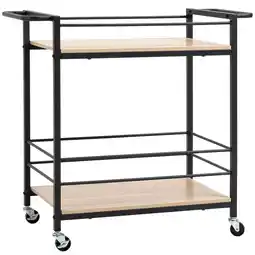 Netto Marken-Discount HOMCOM Küchenwagen Spanplatte, Stahl Angebot