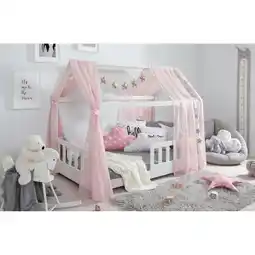 Netto Marken-Discount TiCAA Tüll-Set für Hausbett Kay rosa Angebot